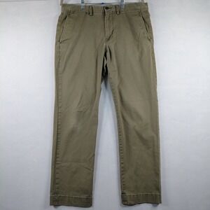 Polo Ralph Lauren Mens Stretch Straight Fit Chino Pants Khaki Brown 34/30